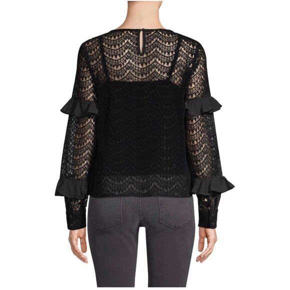 DH New York - velvet & lace top! NWT - Picture 3 of 4